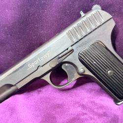 Pistolet TT wz.33 Sportowy Radom polonais .22 LR &agrave; inserts - 1955 - cat&eacute;gorie B