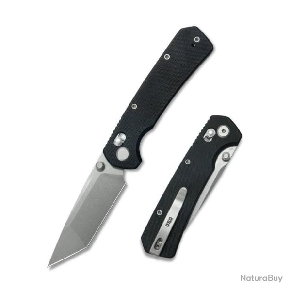 Couteau Pliant GEO Knife Blaze Lame Tanto Acier M390 Manche G10 Crossbar Lock GEO2503D
