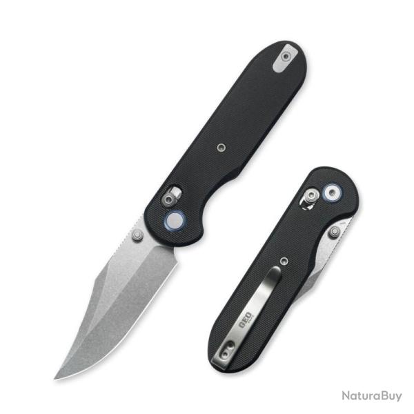 Couteau Pliant GEO Knife Ethereal Cutter Lame Acier M390 Manche G10 Crossbar Lock GEO2401F