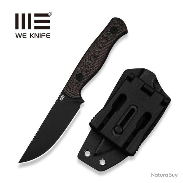 Couteau We Knife Notchline Lame Acier CPM S35VN Manche Fibre de Carbone Copper �tui Kydex WE250472