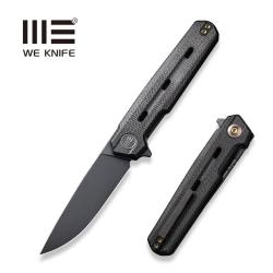 Couteau Pliant We Knife Navo Lame Acier CPM-20CV Manche Micarta Noir Liner Lock WE220261