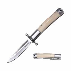 Couteau de Poche Elk Ridge Lockback White Lame Acier 3Cr13 Manche POM Lockback ER2034WH