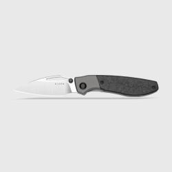 Couteau Pliant Kizer Shrike Lame Acier S45VN Manche Titane Fibre de Carbone Frame Lock KI3746A1