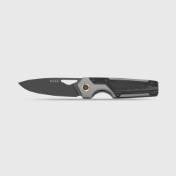 Couteau Pliant Kizer Serpentine Lame Acier Elmax Manche Titane Micarta Frame Lock KI3759FDA2