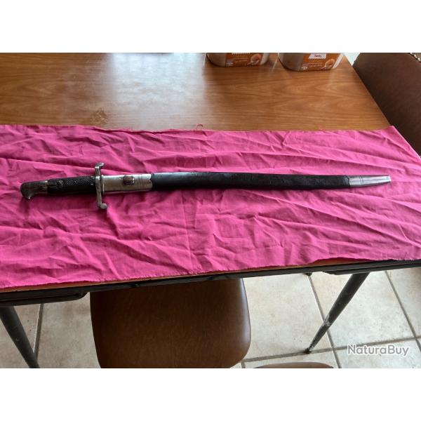 Ba�onnette Anglaise pour fusil Martini Henry 1858