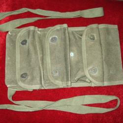 Etui toile de jambe porte-grenades de l'Arm&eacute;e Fran&ccedil;aise . ( collection )