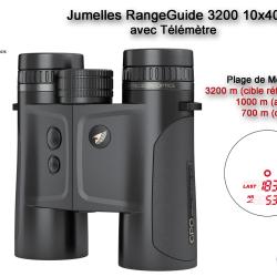 Jumelles avec T&eacute;l&eacute;m&egrave;tre GPO RangeGuide 3200 10x40