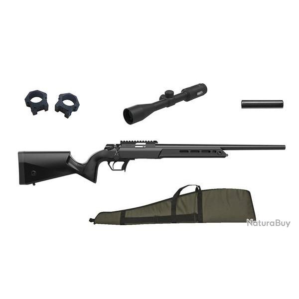 Pack Carabine � verrou Retay 2022 Sporter cal.22LR Canon 61cm + Lunette + Fourreau + Mds