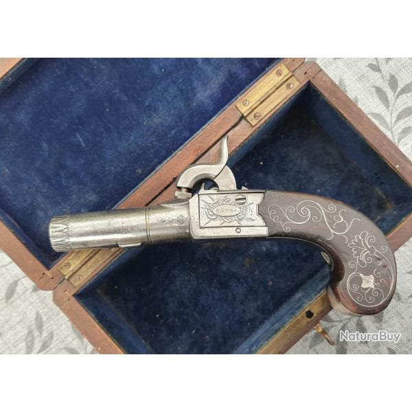 Rare pistolet coup de poing ANGLAIS