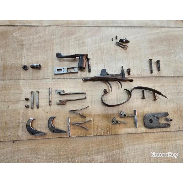 Lot de pi�ces artisanales fran�aises - Fusil juxtapos� calibre 12