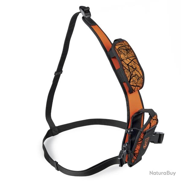 Epauli�re RISERVA porte gps garmin et radio orange r�glable
