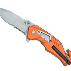 Couteau Black Fox Demand Aluminium Orange
