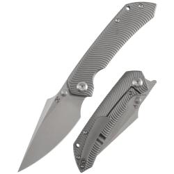 Couteau Kansept Fenrir Lame Acier CPM S35VN Manche Titane Grenaill&eacute; Framelock K1034C1