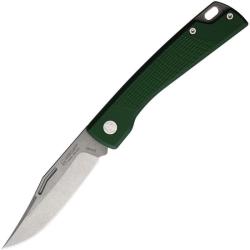Couteau Mercury Luc Lame Acier Elmax Manche Aluminium Vert Slip Joint Italie MER9LUCVC