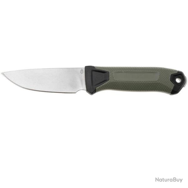Couteau Gerber StrongArm Camp Lame Acier 420HC Manche Nylon Vert Etui USA G1069260