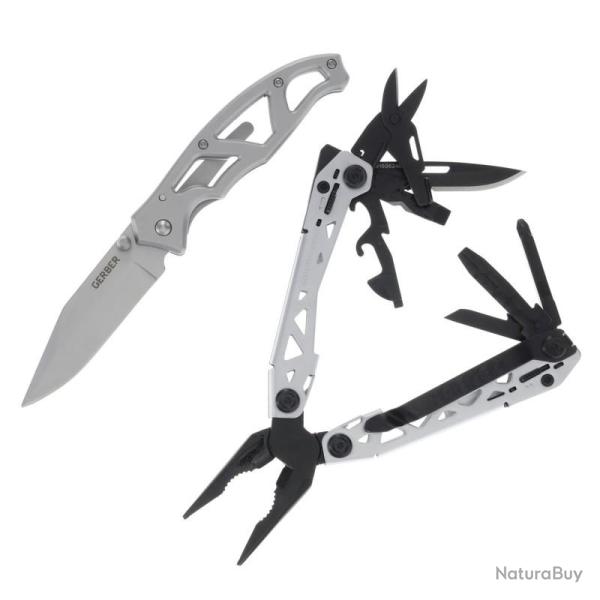 Combo Gerber Suspension NXT Multi-Outil et Paraframe Lame Acier Inoxydable G4023