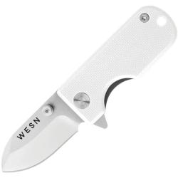 Couteau WESN Goods Microblade Lame Acier D2 Manche G-10 Framelock WESN0153