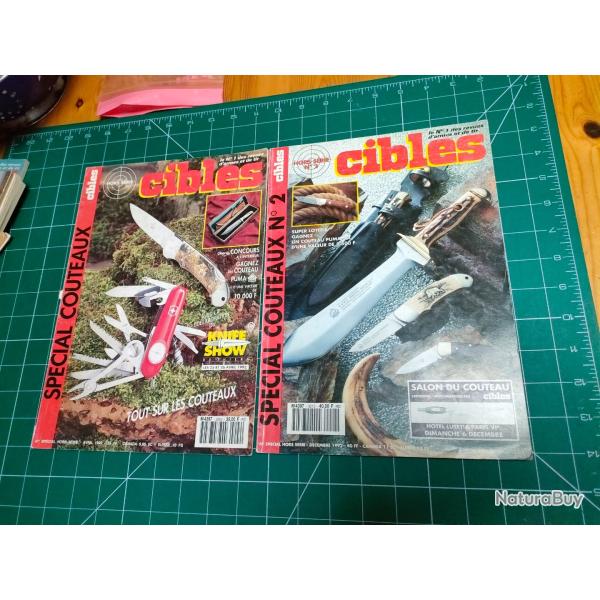2 NUMEROS CIBLES SPECIAL COUTELLERIE