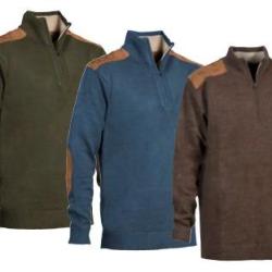 Pull PROHUNT fox zippe BLEU