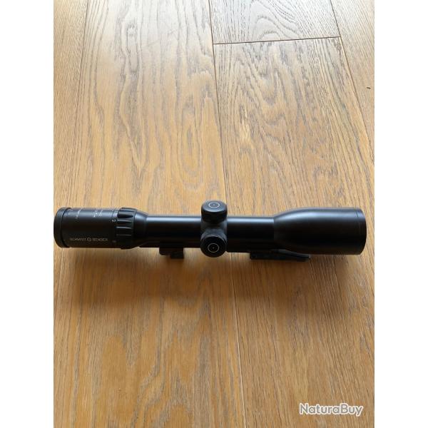 Lunette schmidt & bender Z�nith 1,5-6x42 avec montage pivotant eaw sur rail.