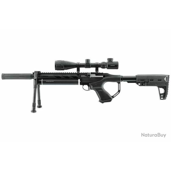 Kit carabine PCP UX Notos 5.5mm 26 joules + Lunette 3-9x40 + Bipied Umarex