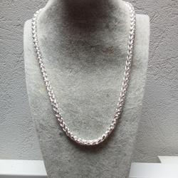 collier en argent 925 longueur 49 cm, 44,40 gr, neuf