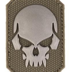 Patch PVC T&ecirc;te de Mort OD Green 6 x 4.5cm Sport Attitude