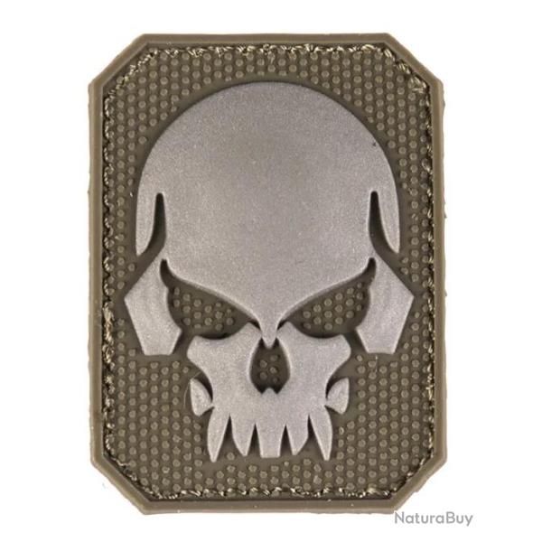 Patch PVC T�te de Mort OD Green 6 x 4.5cm Sport Attitude