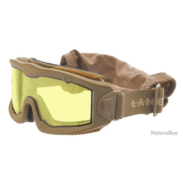 Masque s�rie Aero Thermal Tan Jaune avec Verre Jaune Lancer Tactical