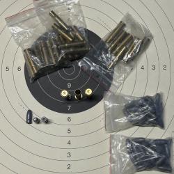 &Agrave; vendre ensemble douilles laiton et ogives 11 mm fusil Gras