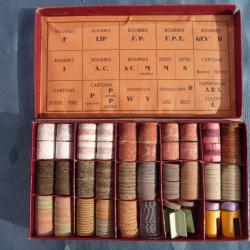 Ancien Bo&icirc;te des repr&eacute;sentants commerciaux GEVELOT pour Rechargement cartouches de chasse
