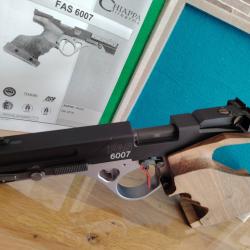 PISTOLET ISSF CHIAPPA FAS 6007 ergonomie et d&eacute;tente Match.