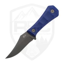 Couteau Auxiliary Deadhead Pocket Bowie Lame 14C28N Manche Micarta Bleu &Eacute;tui Kydex AUX001BLU