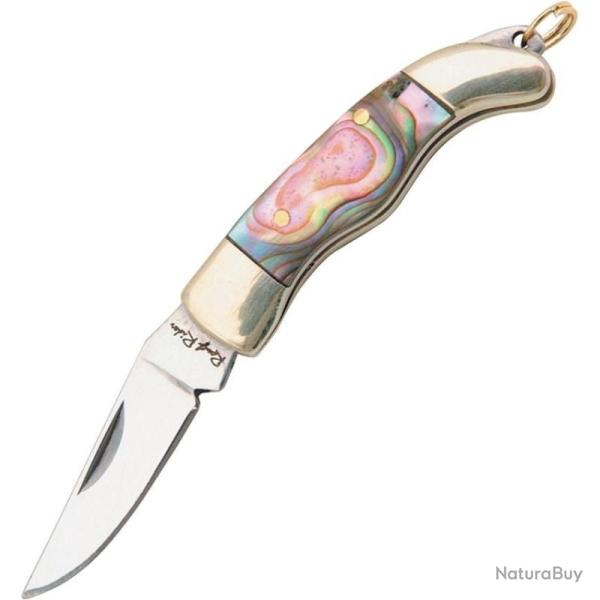 Couteau Rough Rider Mini Folder Lame Acier Inox Manche Nacre Abalone Slip Joint RR175