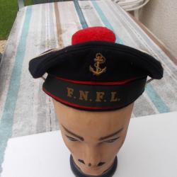 bachi marine l&eacute;gend&eacute; FNFL, matricul&eacute;, complet et en tres bon &eacute;tat