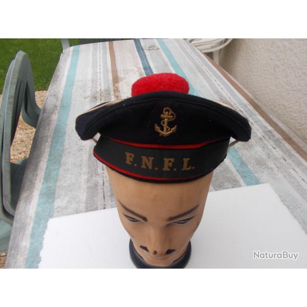 bachi marine l�gend� FNFL, matricul�, complet et en tres bon �tat