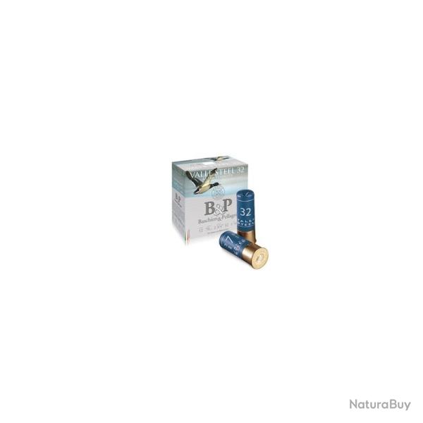 Boite De 25 Cartouches B&P Valle Steel 32 Hv Calibre 12 - 32 G - Bj - Pb 3