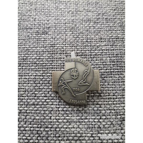 Badge comm�moratif F�te Romande Lausanne 1986