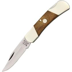 Couteau Bear & Son Lockback Lame Acier 1095 Manche noyer Made In USA BCC226