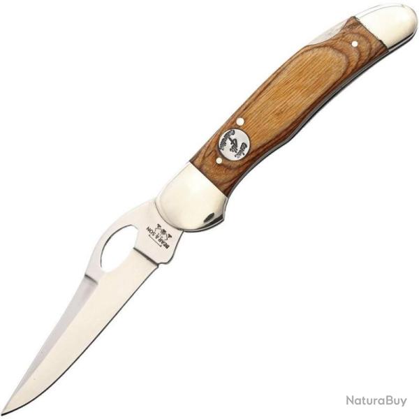 Couteau Bear & Son Cowhand Lockback Walnut Lame Acier Inoxydable Manche noyer Made In USA BCC2150L