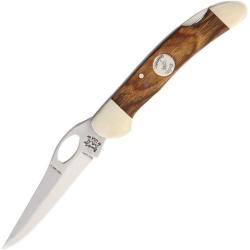 Couteau Bear & Son Cowhand Heritage Walnut Lame Acier 1095 Manche noyer Made In USA BCC2149L