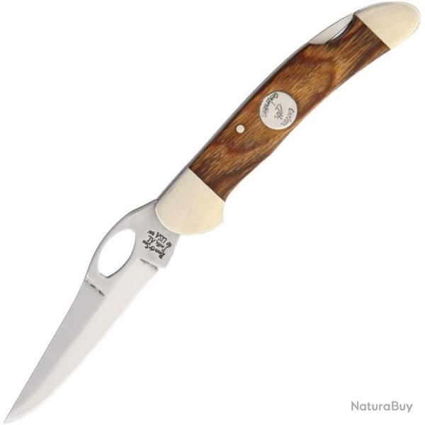 Couteau Bear & Son Cowhand Heritage Walnut Lame Acier 1095 Manche noyer Made In USA BCC2149L