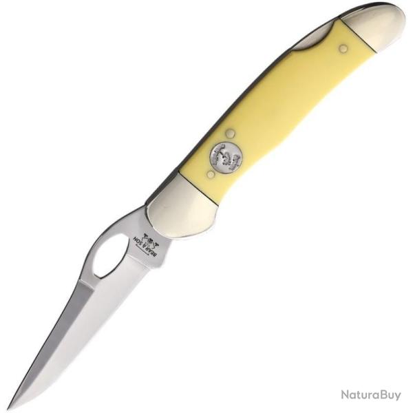 Couteau Bear & Son Lockback Yellow Delrin Lame Acier Inoxydable Manche Delrin jaune BCC3150L