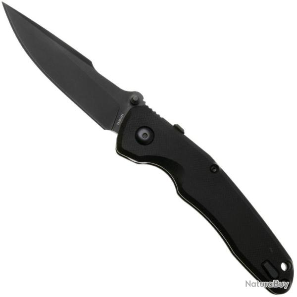 Couteau Spartan Blades Soter Racelock Spear Point Lame Acier S35VN Manche G10 Noir Taiwan SFBL14BKBK