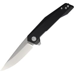 Couteau Hopian Vex Linerlock Spear Point Lame Acier D2 Manche G10 Noir HPKZ2661