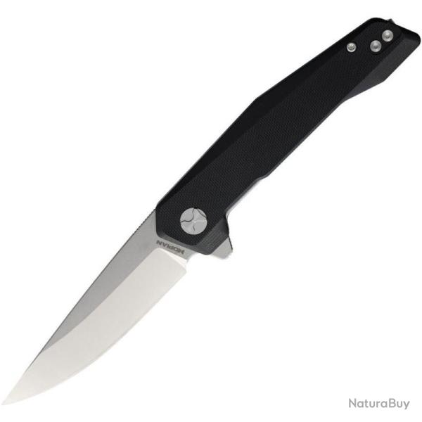 Couteau Hopian Vex Linerlock Spear Point Lame Acier D2 Manche G10 Noir HPKZ2661