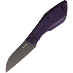Couteau Hopian Periodic Linerlock Sheepfoot Lame Acier D2 Manche G10 Violet HPKZ2722
