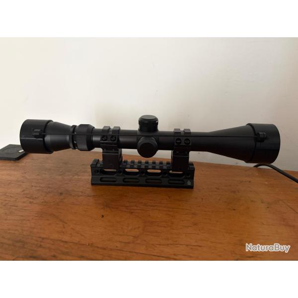 Lunette RTI Optics 3-9X40 Avec Montage Pour Rail 21 mm