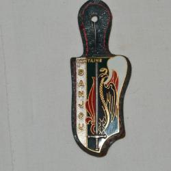 INSIGNE PROMOTION SAINT CYR-CAPITAINE DANJOU-LEGION ETRANGERE (MEXIQUE)-21 JUILLET 1972