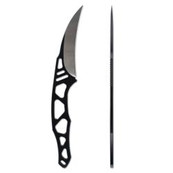 Couteau Fixe Skallywag Tactical Peg Leg Lame Acier 80CrV2 Manche Squelet&eacute; &Eacute;tui Kydex SKW17047